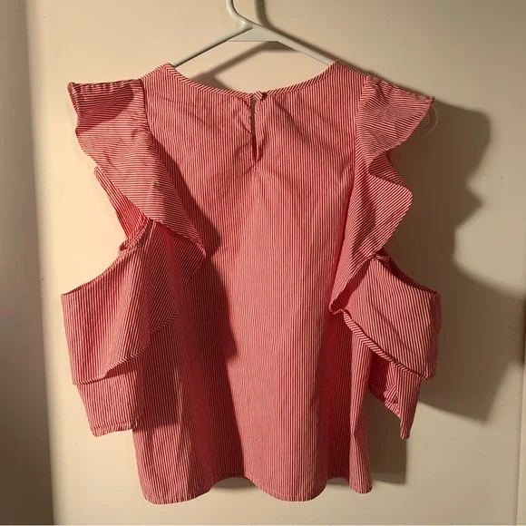 Club Monaco Hamisi Ruffle Blouse - Picture 8 of 11